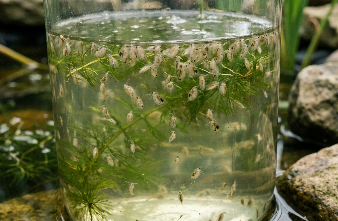 Groen water klaren zonder chemicalien