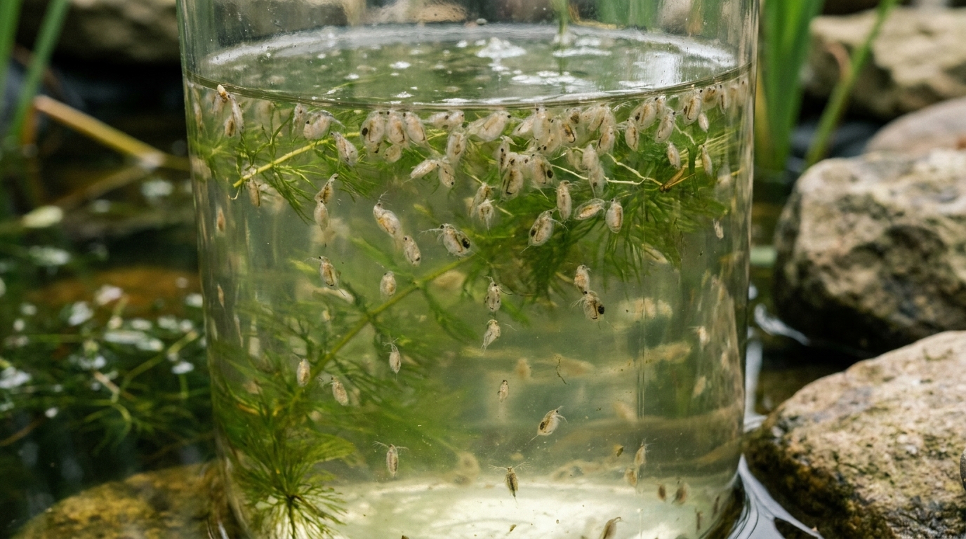 Groen water klaren zonder chemicalien