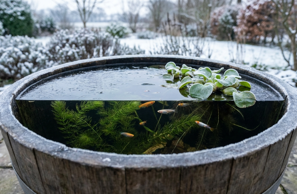 Ontdek winterharde waterplanten die jouw medaka kuip echt overleven.