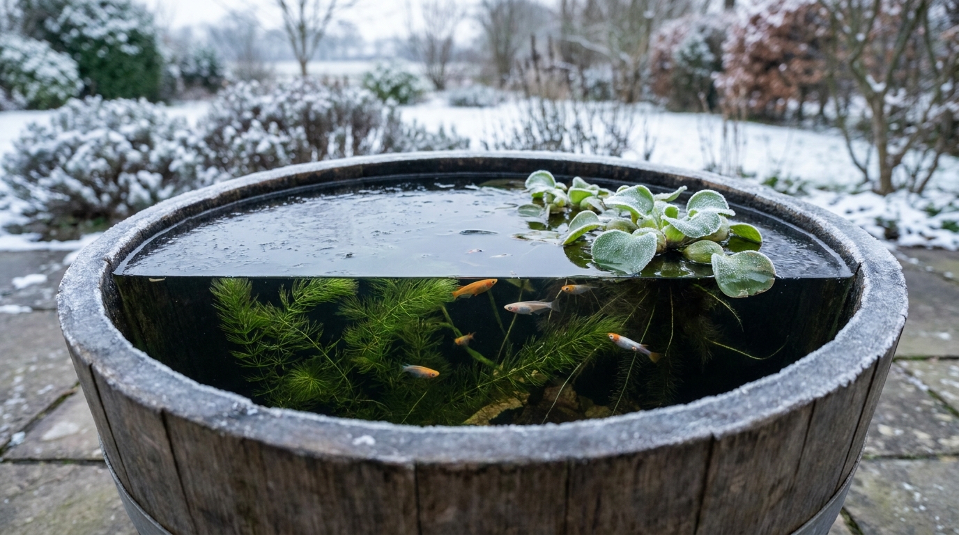 Ontdek winterharde waterplanten die jouw medaka kuip echt overleven.